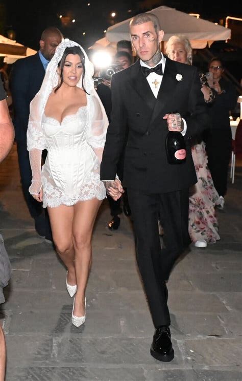 Kourtney Kardashian and Travis Barker Marry in Italy in Dolce